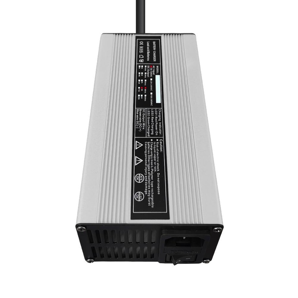 New 48V 5A Battery Charger for Yamaha Golf Cart G19 G22, with 2 Pin