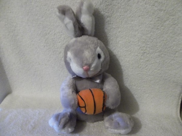 Dan Dee Collectors Choice Gray Bunny Rabbit Plush Animal