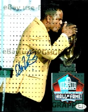 ANDRE REED SIGNED HALL of FAME BUST 8x10 - Buffalo Bills - Kuntztown J.S.A. Cert
