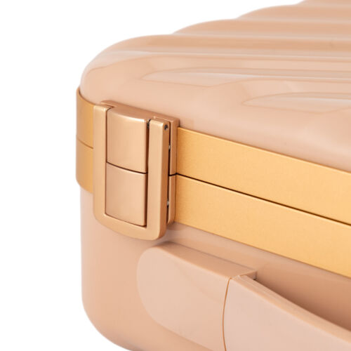 3 Colors Portable Travel Makeup Box with 4K Silver Plated Mirror and LED Lights - Picture 36 of 60