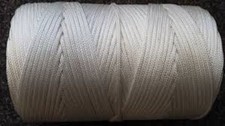 BRAID white 3mm diam x 350 metres approx white twine cord string rotproof 