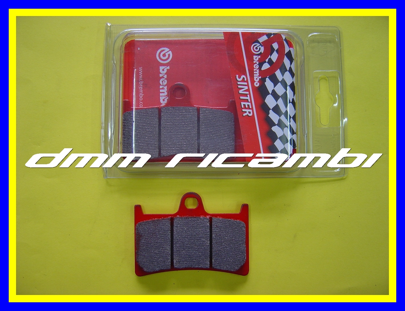 Pastiglie freno anteriori BREMBO SA YAMAHA YZF-R6 600 17>18 rosse 2017 2018