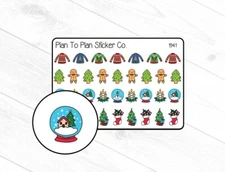 1941~~Christmas Deco Planner Stickers.