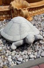 FABRIQ Schildkröten-Statue Aus Stein – Frostsichere Gartenfigur 23x30x16 Cm, 5,5 Kg