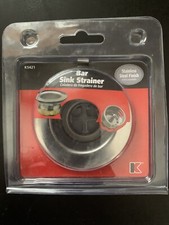 New, Keeney K5421 Stainless Steel Sink Strainer Assembly for Bar Sink