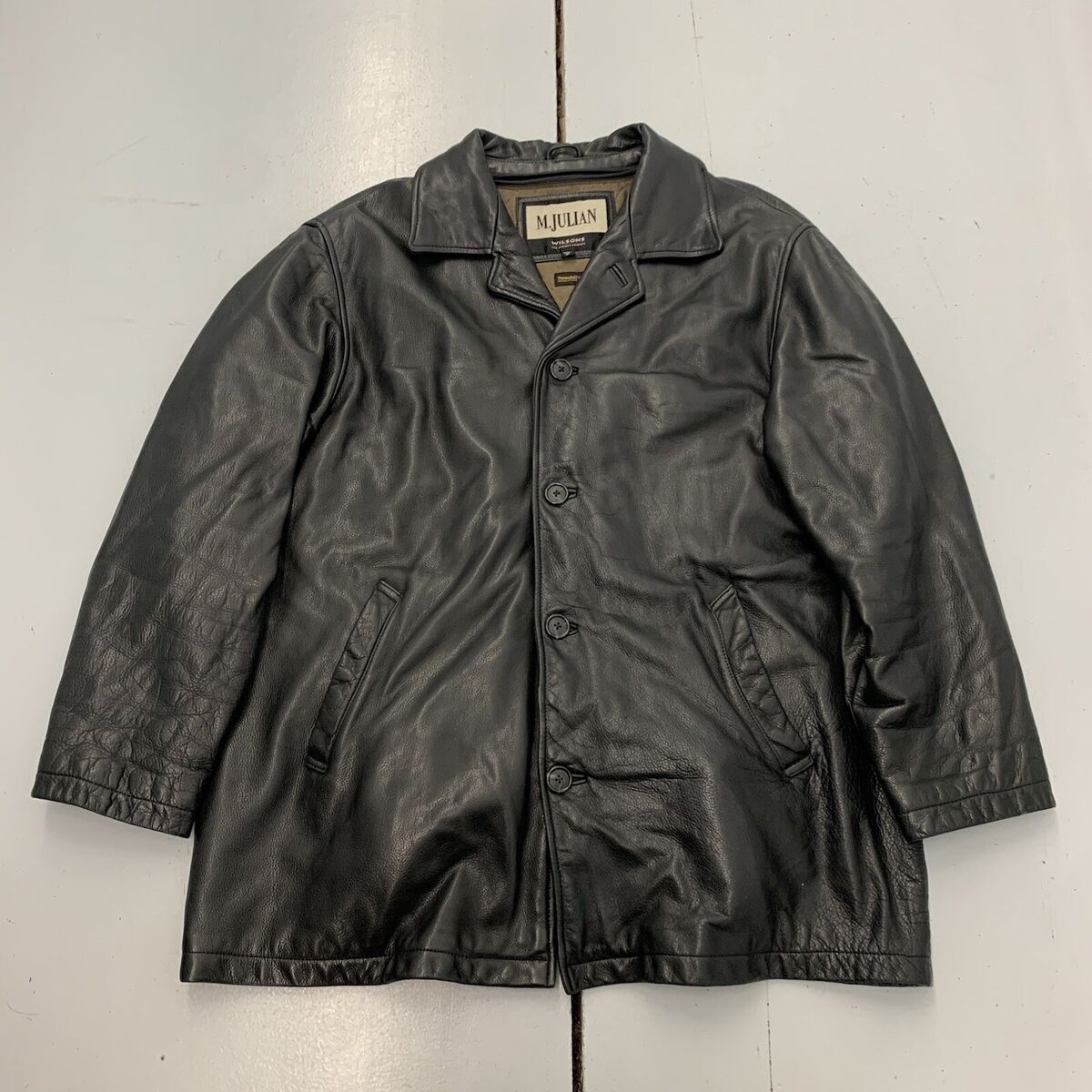 Vintage 90s Wilsons Leather M Julian Black Leather Jacket Vintage 90s Wilsons Leather M Julian Black Leather Jacket