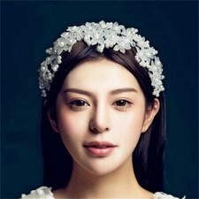 Handmade Pearl American Hair Wedding Dress Foreign Trade Korean Handmade Flower