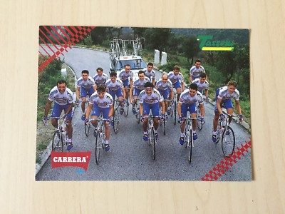 Carte Postale Officielle – Team Carrera-Tassoni 1993 – Cyclisme – Collection – Italie