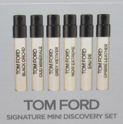 Tom Ford Signature Discovery Set Ombre Leather Grey Vetiver Oud Minerale Soleil