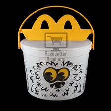 2024 McDonald's White Boo Bucket Trick or Treat Halloween Candy Pail w/stickers
