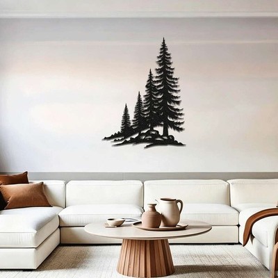 Rustic Style Metal Wall Art Exquisite Home Decoration Living Room