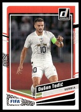 Dusan Tadic 2023-24 Donruss #49 Serbia Soccer READ FREE SHIPPING AutographDen