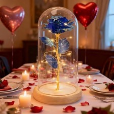 Birthday Gifts Decorations for Women,Mothers Day Rose Gifts for Mom,Rose Blue