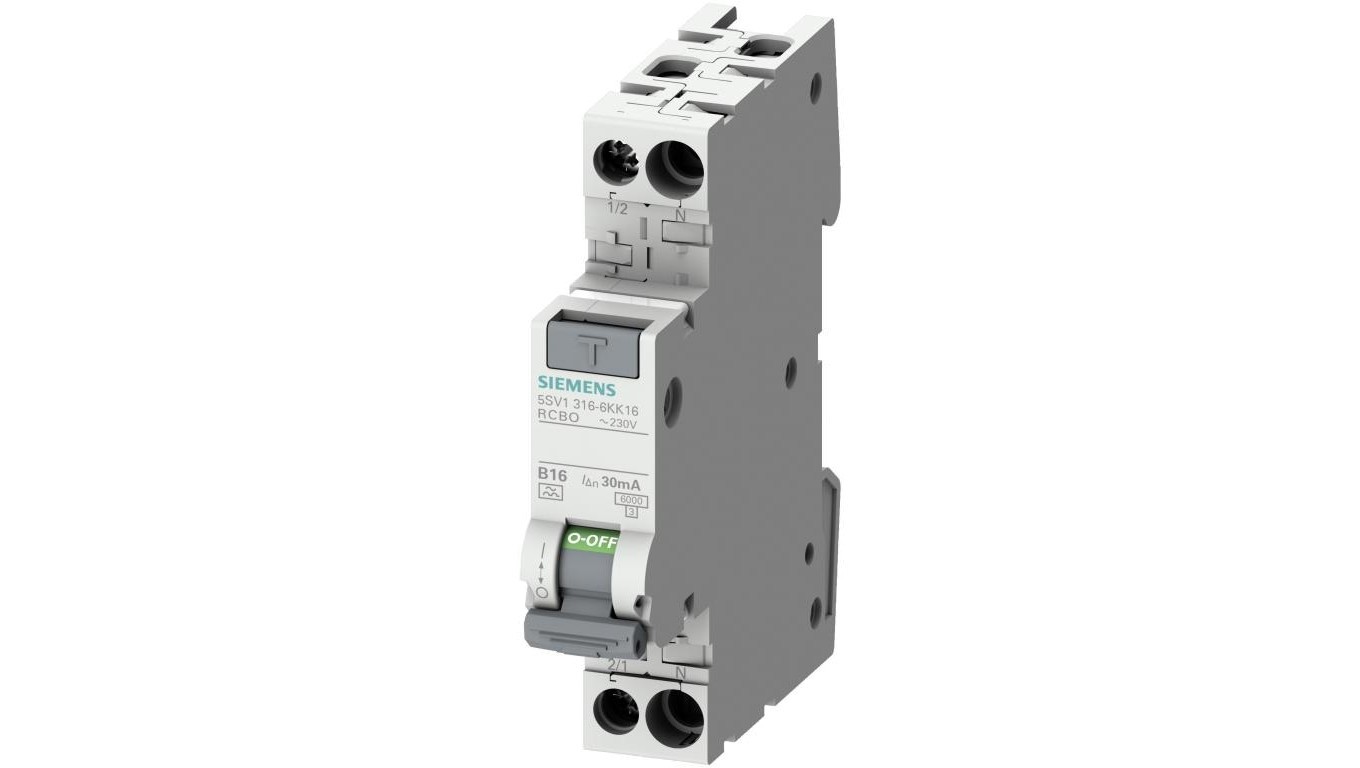 2P C SENTRON 5SV1 5SV1316-1KK16 Differential Current Switch
