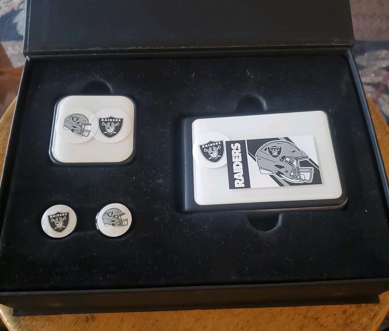 External Battery Pack OrigAudio 2 USB Ports 10400mAH Las Vegas Raiders Cust Logo