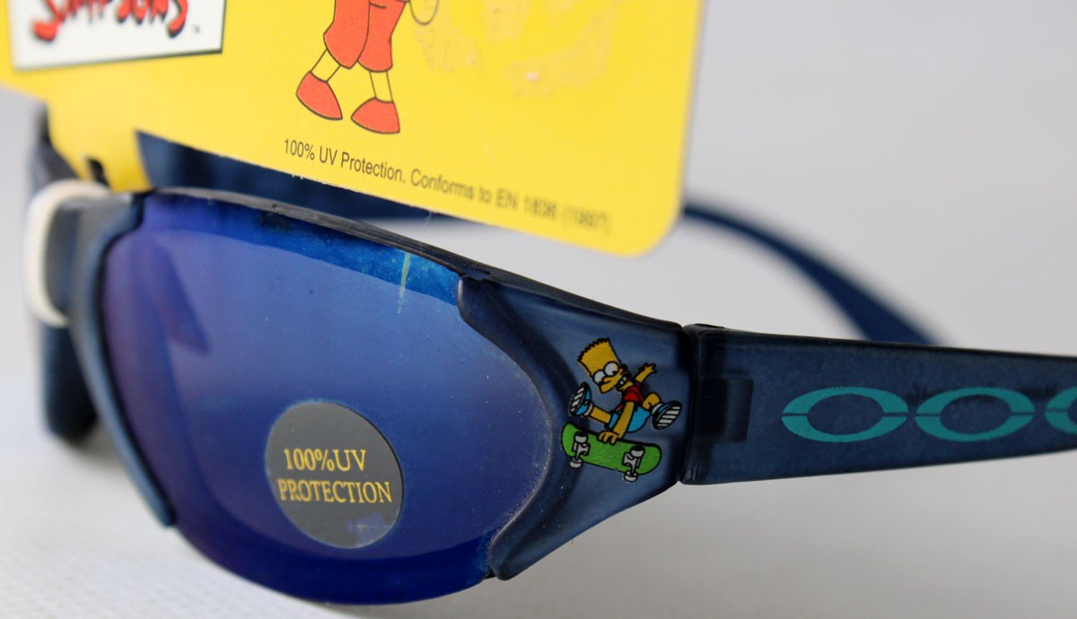Rare 2003 The Simpsons Sunglasses 100percent UV Protection Bart & Milhouse New ! image 6