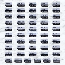 20pcs KG1CH 8FKXC F238F G176J Tray Caddy Adhesive Stickers Labels Dell 12th 13th