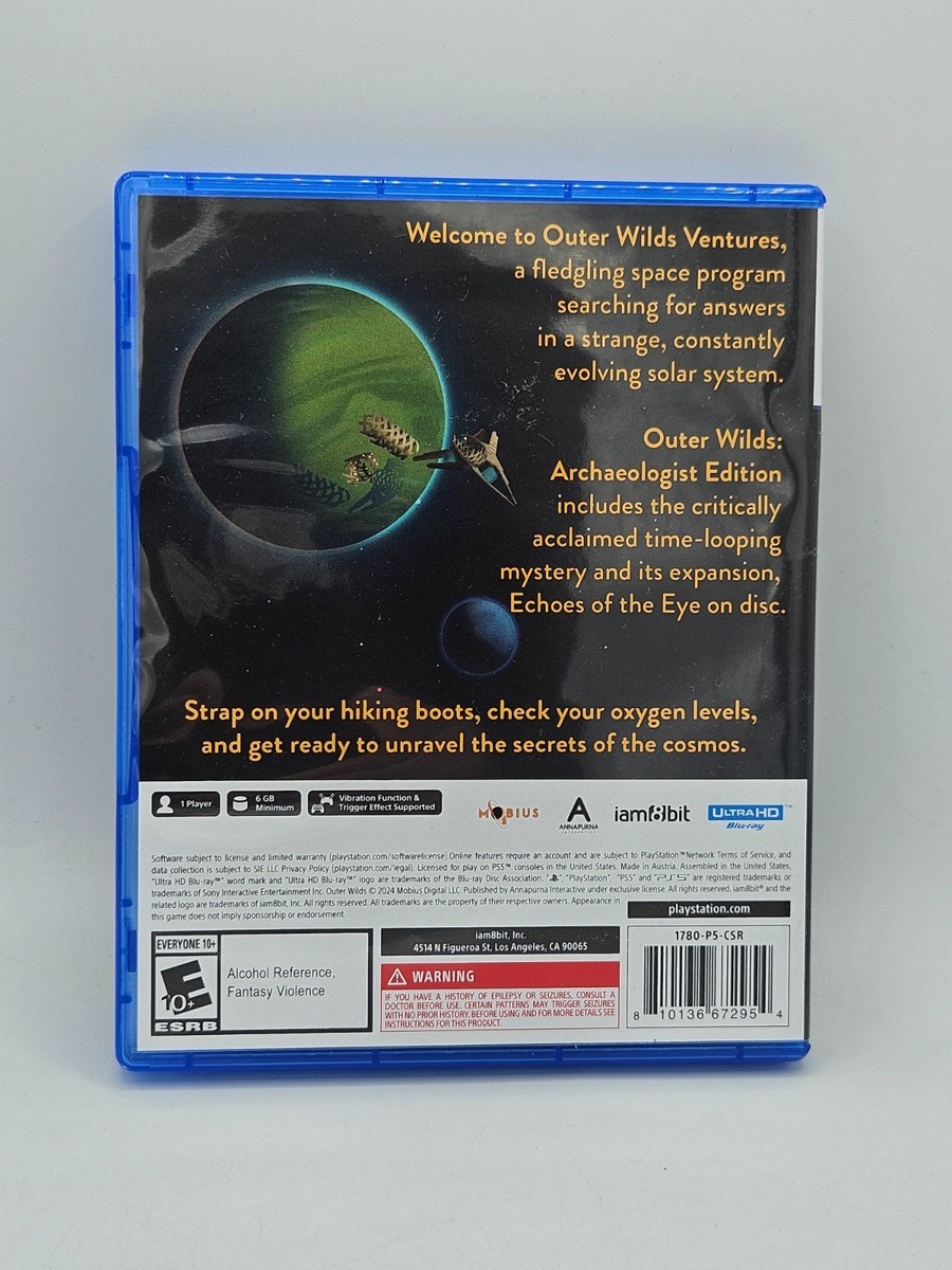 Outer Wilds: Archaeologist Edition - Playstation 5 - Open - Used