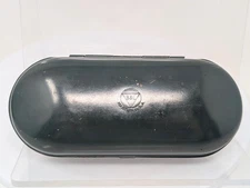 Vintage Bausch & Lomb Safety Eyeglasses Metal Case Only 1940s WW2 WWII Era HTF