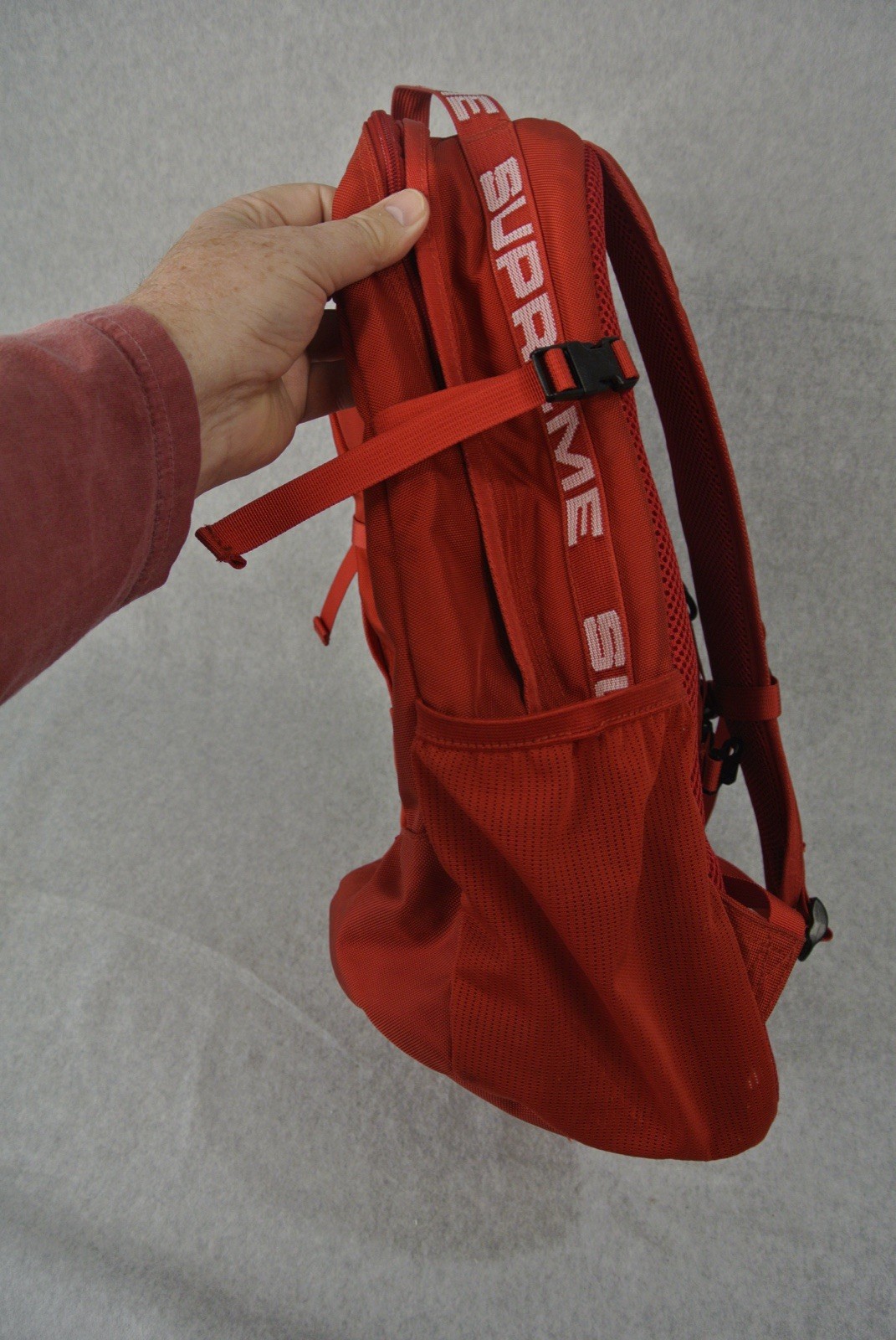 Red Supreme backpack - image 14