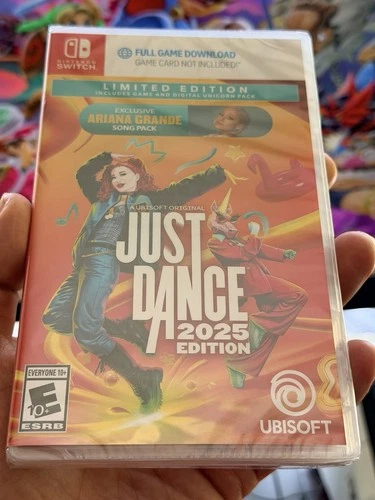 Just Dance 2025 Limited Edition Ariana Grande Unicorn Song Pack Nintendo Switch