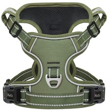 Adjustable No Pull Dog Harness with Handle, Padded Reflective for Small to Large