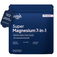 Magnesium Glycinate 7 in 1-2400mg Magnesium Supplements to Support Stress Relief