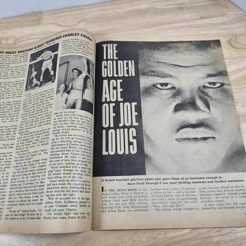 October 1974 Big Book Of Boxing Magazine Foreman Ali Louis Marciano Read Descrip - 画像13/16