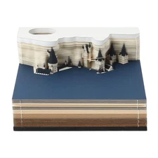 Mystical 3D Desk Calendar Pop-Up Castle Monthly Planner 2025 Yearly Organizer St