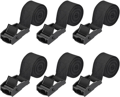 Tie Down Straps 6 Pcs Lashing Ratchet Strap 1'' x 3.3' Adjustable Heavy Duty Cam