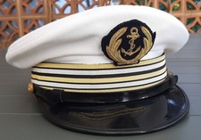 Très belle Casquette T56 Capitaine de Frégate Marine Nationale ORIGINAL UNIFORME