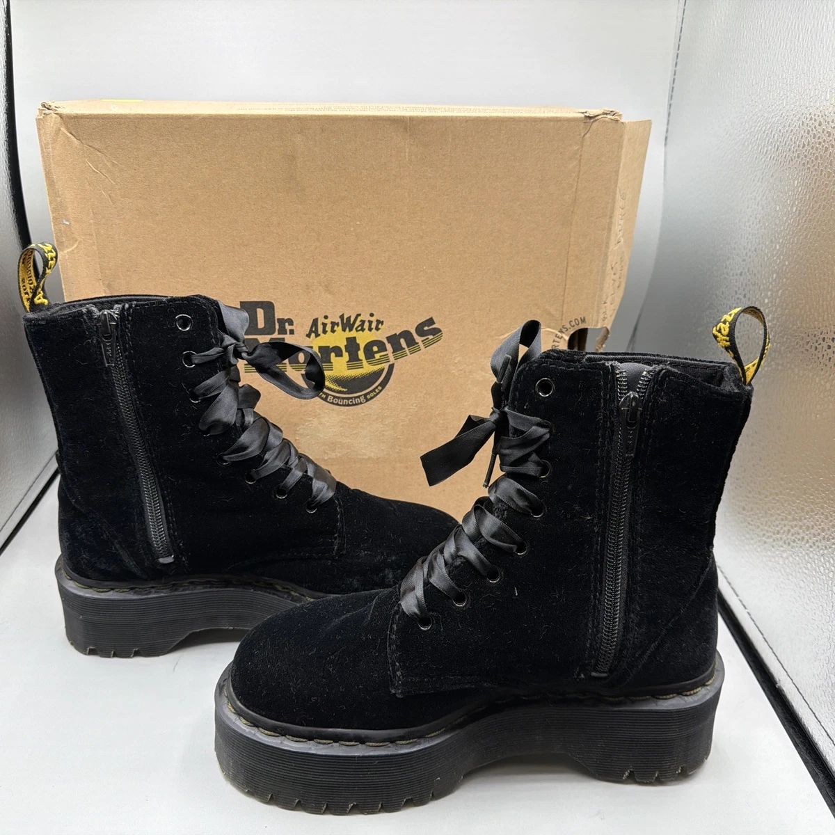 Dr. Martens Jadon Black Boots for Women for sale - eBay