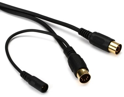Rocktron RDMH900 5 to 7-Pin MIDI Cable - 30'