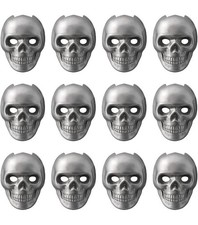 Imitated Human Skull Gas Log for Indoor or Outdoor Fireplaces, Made of Metal,...