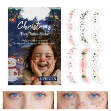 Freckle Patches Makeup 6 Pieces Christmas Makeup Patches for Face Faux