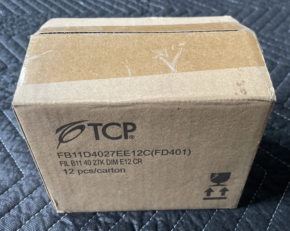 TCP LED Filament Dimmable Light Bulb 40W 2700K FB11D4027EE12C *BOX OF 12 NEW - Image 2 of 4