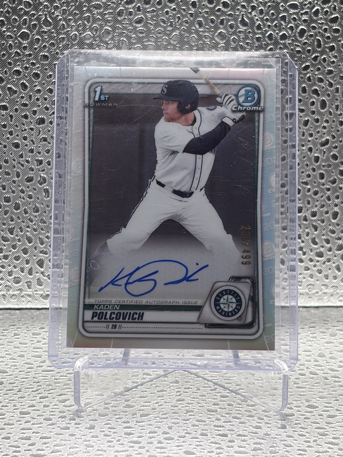 2020 Bowman Draft - Chrome Draft Picks Autographs Kaden Polcovich #CDA-RH...