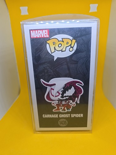 Funko Pop! Marvel #1435 Carnage Ghost Spider w/Pop Protector - Picture 4 of 6