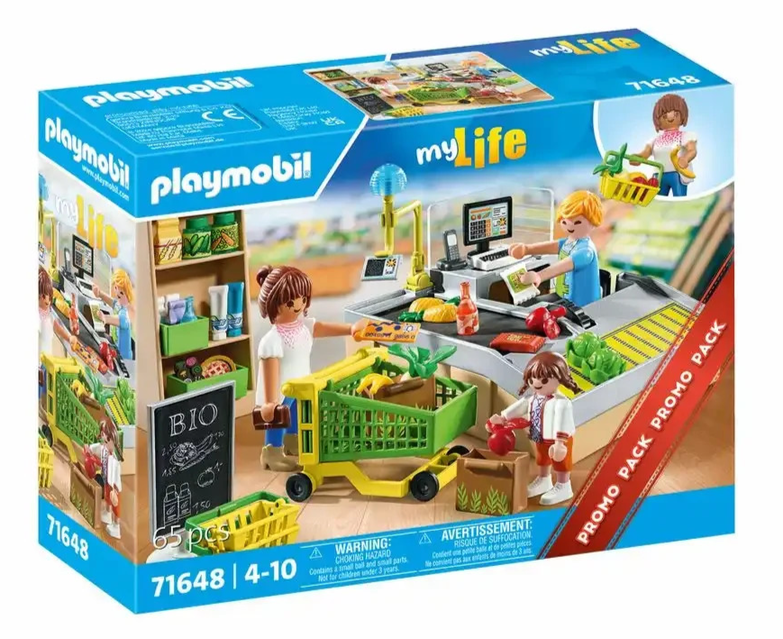 Playmobil Multicolore Spiel-Simulationskasse Supermarkt - Image 3