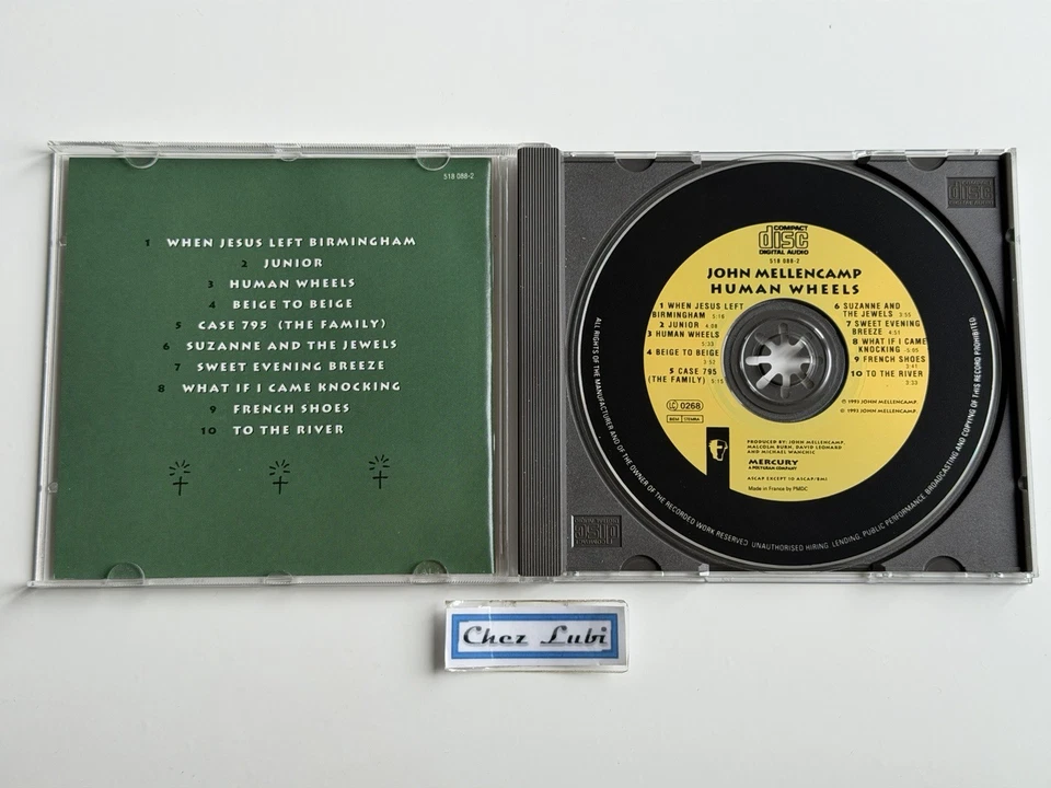 John Mellencamp - Human Wheels - CD Album - 1993 - Mercury - Photo 3/3