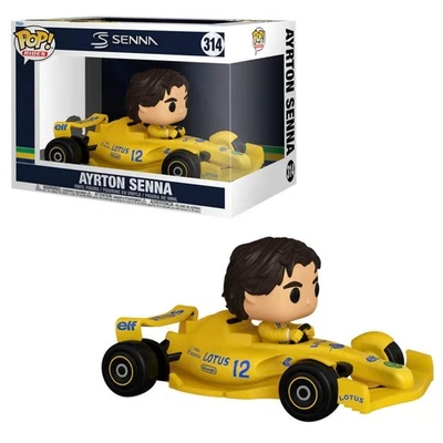 Funko Pop ! Rides Racing F1 - (314) Ayrton Senna Lotus Formula 1 Deluxe 25cm