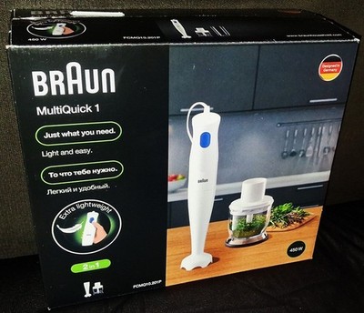 Braun 2in1 Stabmixer Set Typ HB 101AI, MultiQuick 1, 450 Watt - NEU & OVP