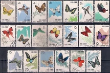 China 1963, Michel Nr 689-735, used