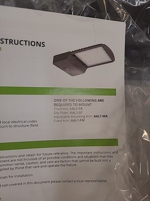Eiko AAL1-PS300-40T3-U Area Light LED 300W /4000K, Dimming, Bronze