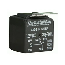 The Install Bay RL3040 Spdt Relay, 12 V, 30/40 Amp, Economy, Universal