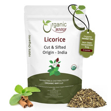 Premium Licorice Root Cut Sifted Glycyrrhiza Glabra - Healthy Digestion Or