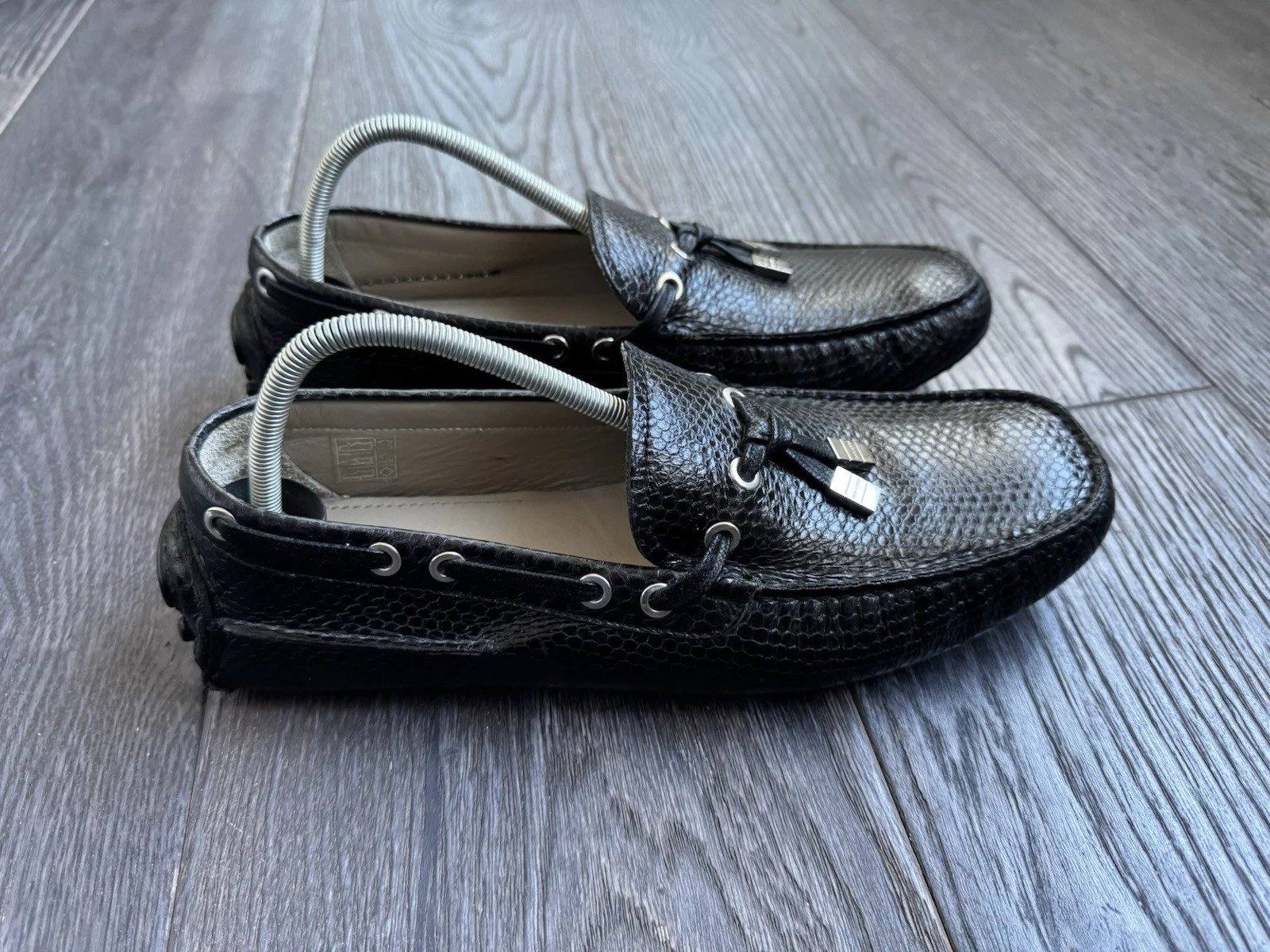 Mocassins de conduite Dior Homme cuir serpent