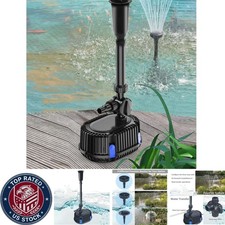 Versatile Pond Filter and Pump Kit: 3 Water Patterns for Koi and Outdoor Ponds
