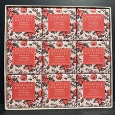 9x Crabtree Evelyn Rosewater Triple Milled Soap 3.5 oz New Sealed Rose