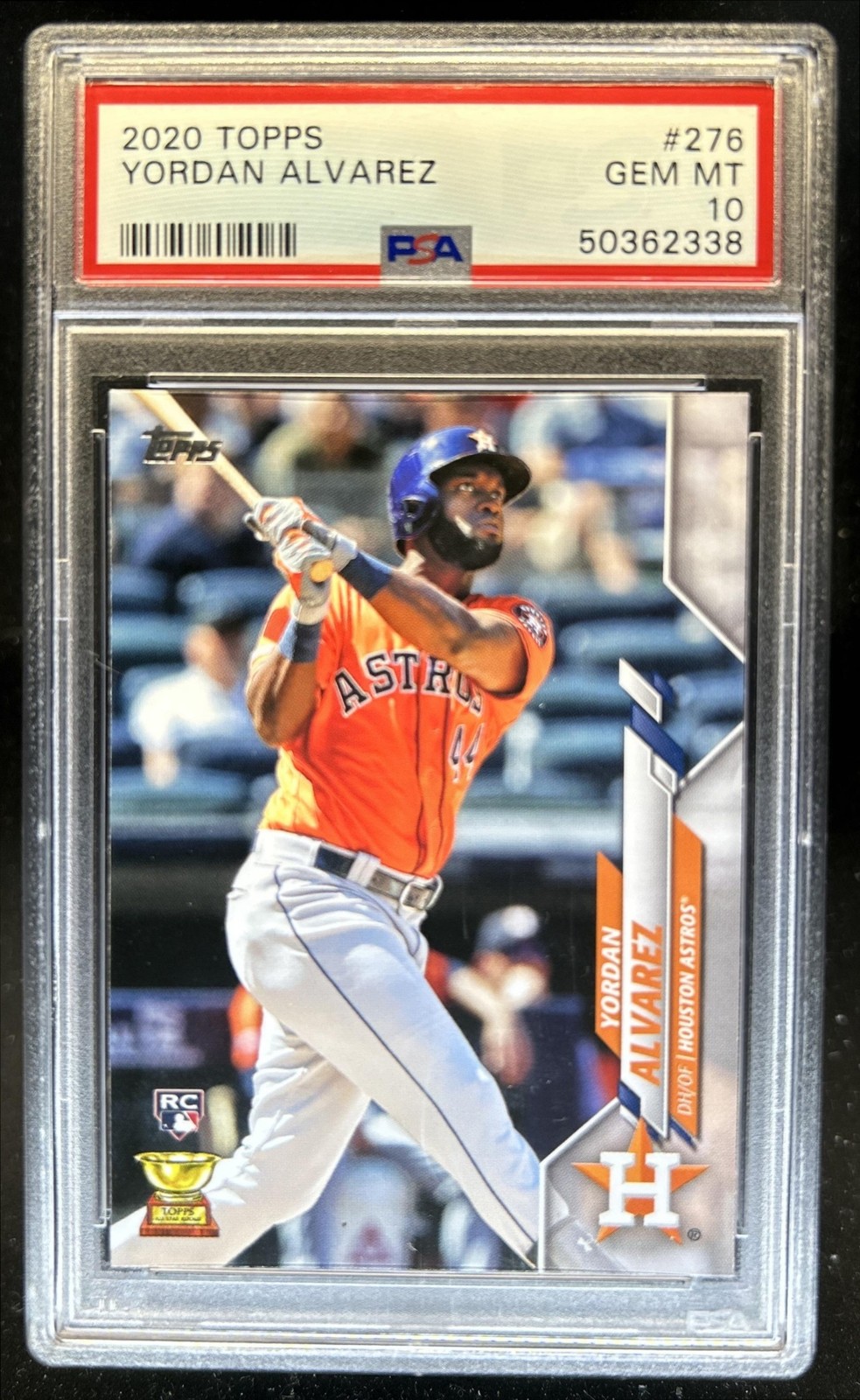 2020 Topps Yordan Alvarez RC Rookie All-Star #276 Astros PSA 10 GEM MINT (38)